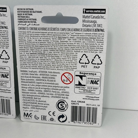 Disney Pixar Monsters, INC. Mattel Micro Collection Figurine Lot of 2 New - Picture 3 of 3